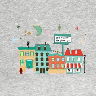 NYC cityscape Christmas T-Shirt